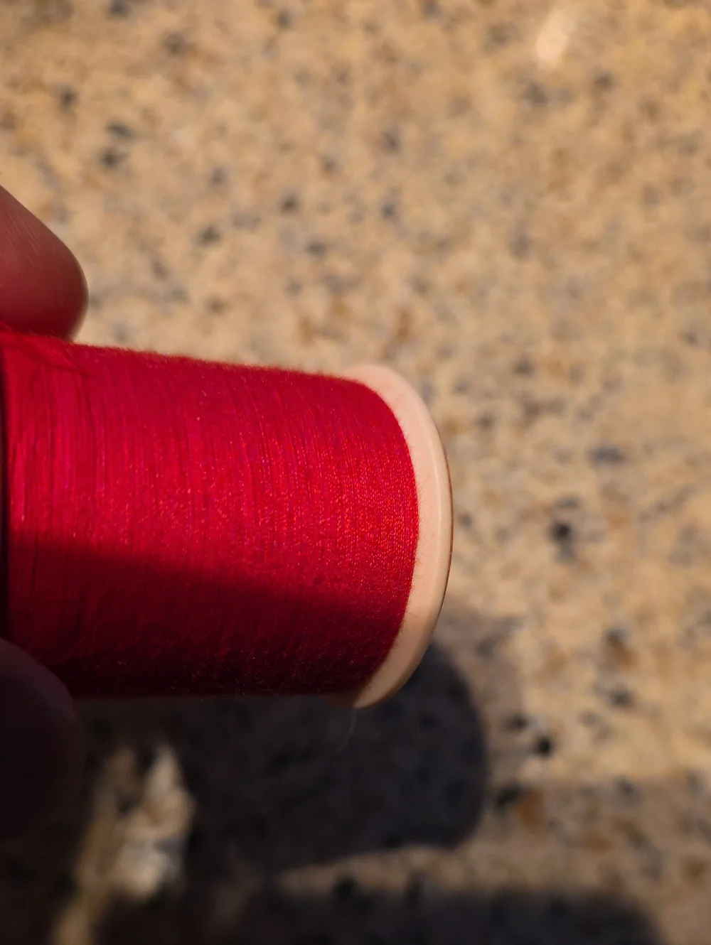 Colorful Assorted Sewing Thread Spools - Mint, Red, Pink, White, Yellow, Brown